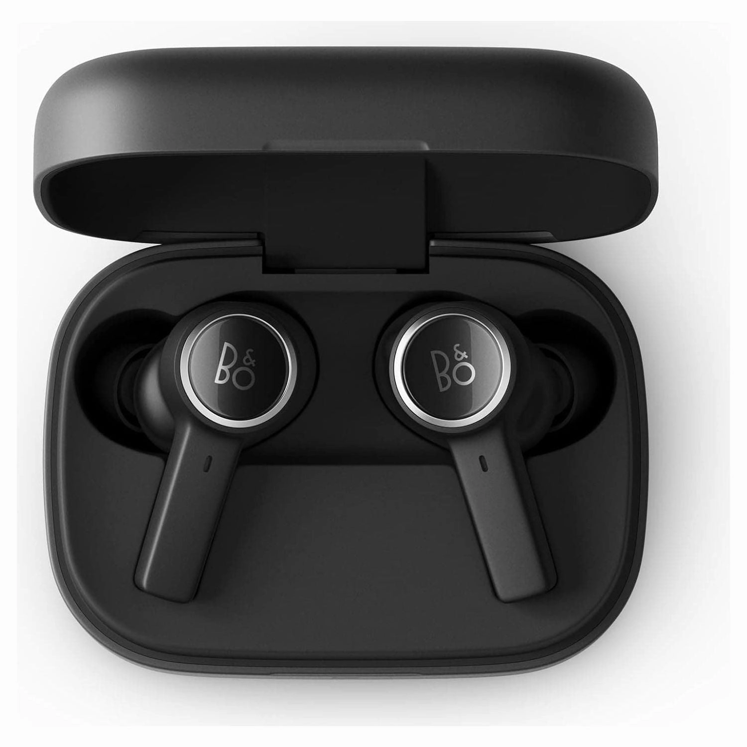Bang & Olufsen Beoplay EX - Bluetooth Active Noise Cancelling Earphones, Playtime Up to 20 Hours, Waterproof IP57, Sport and Play with Charging Case - Black