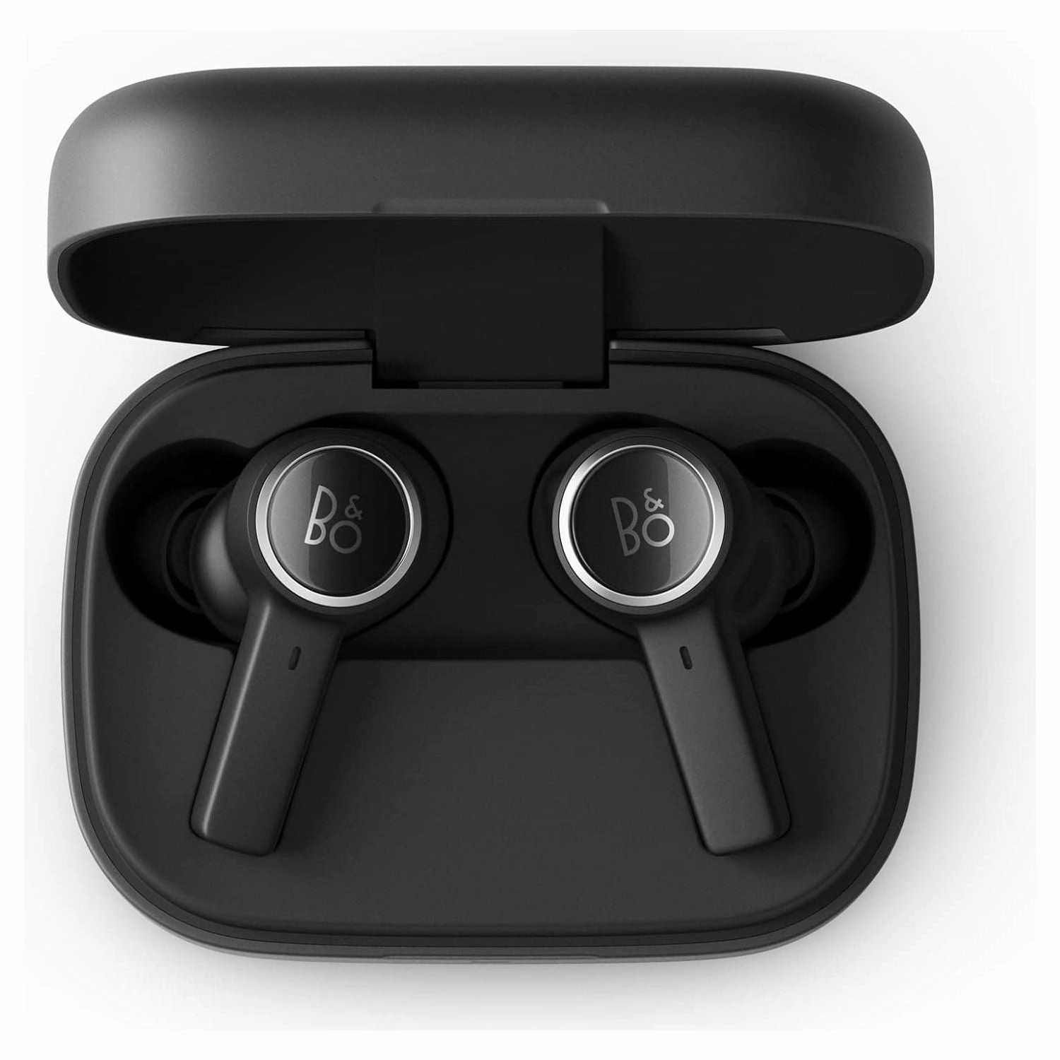 Bang & Olufsen Beoplay EX - Bluetooth Active Noise Cancelling Earphones, Playtime Up to 20 Hours, Waterproof IP57, Sport and Play with Charging Case - Black