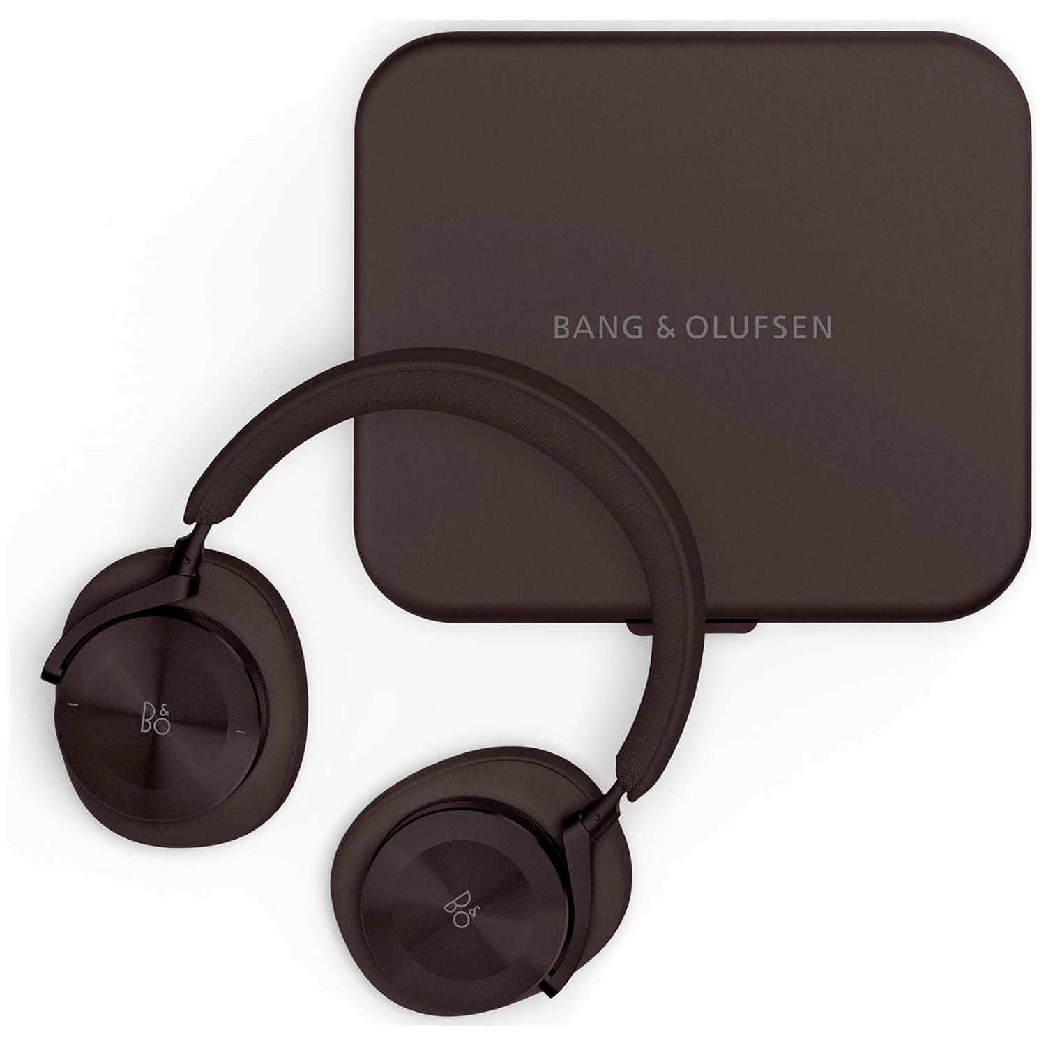 Bang & Olufsen Beoplay H95 - Luxury Wireless Bluetooth Over-Ear Active Noise Cancelling Headphones, 6 Microphones, Playtime Up to 50 Hours, Headset with Aluminium Carrying Case - Chestnut