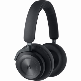 Bang & Olufsen Beoplay HX - Premium Wireless Bluetooth Over-Ear Active Noise Cancelling Headphones, 6 Microphones, Playtime Up to 40 Hours, Headset with Carrying Case - Black Anthracite earbuds and headphones, true wireless earbuds, noise cancelling ea