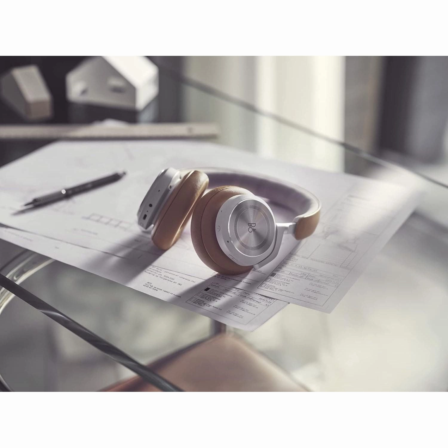 Bang & Olufsen Beoplay HX Wireless Bluetooth Active Noise Cancelling Over-Ear Headphones, Timber