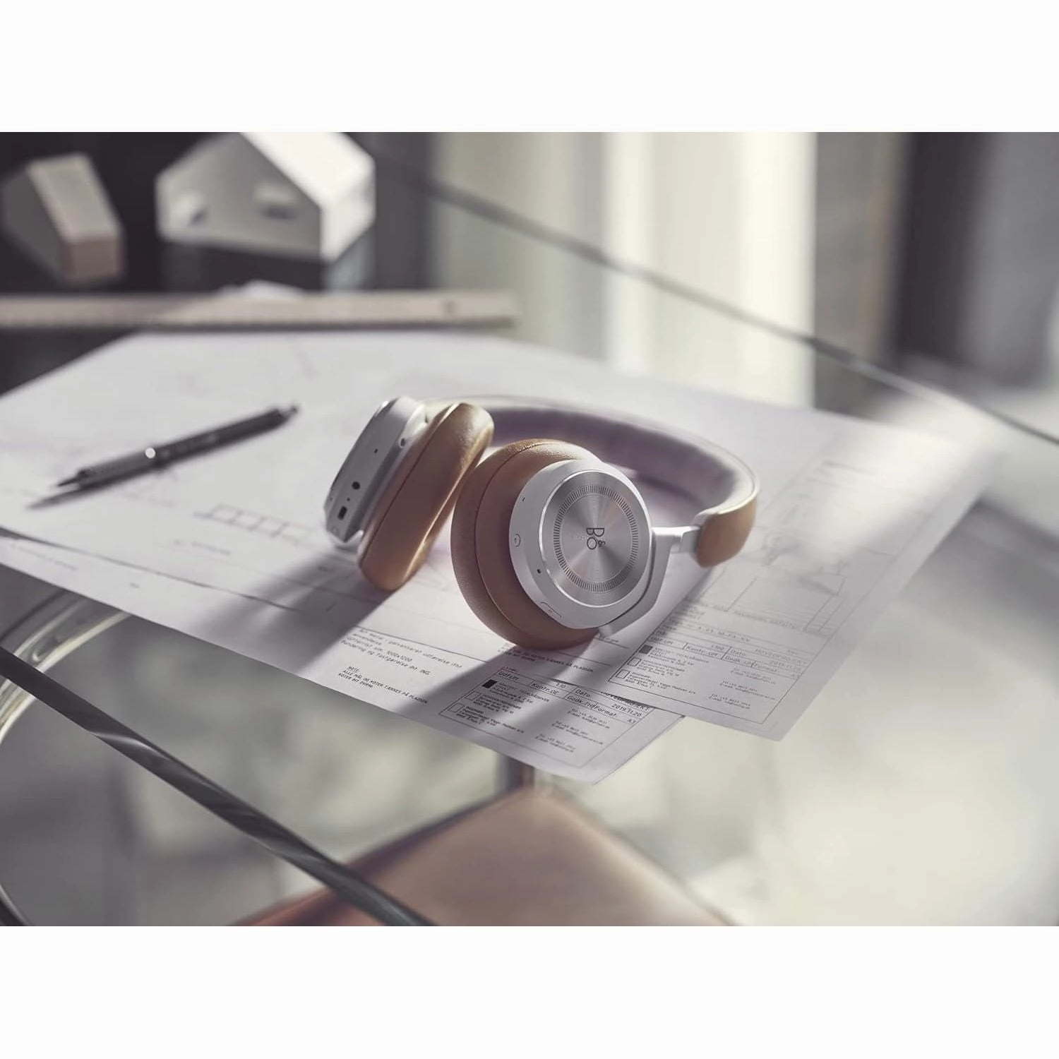 Bang & Olufsen Beoplay HX Wireless Bluetooth Active Noise Cancelling Over-Ear Headphones, Timber
