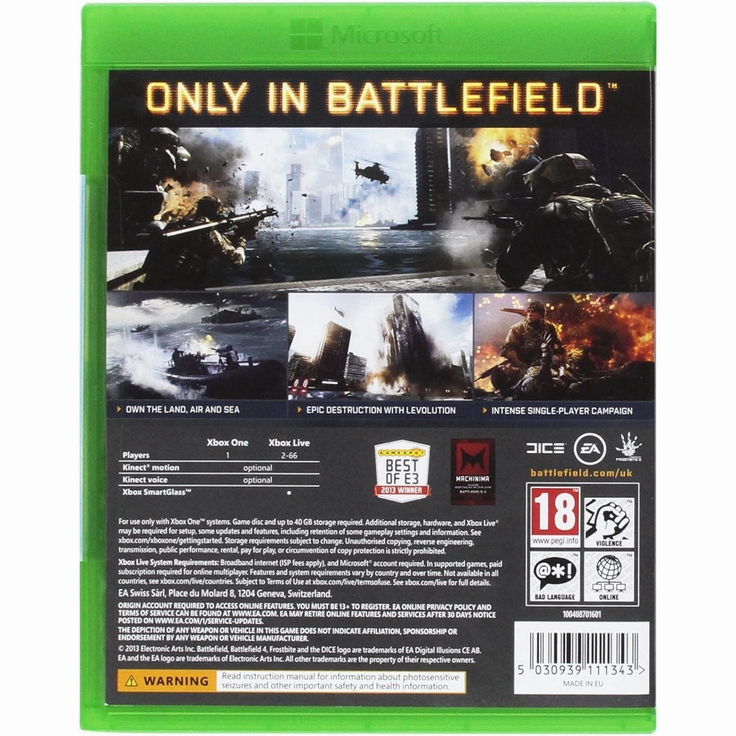 Battlefield 4  Xbox One Game