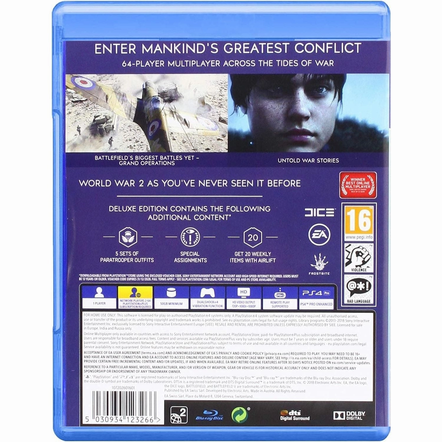 Battlefield V Deluxe Edition (PS4)