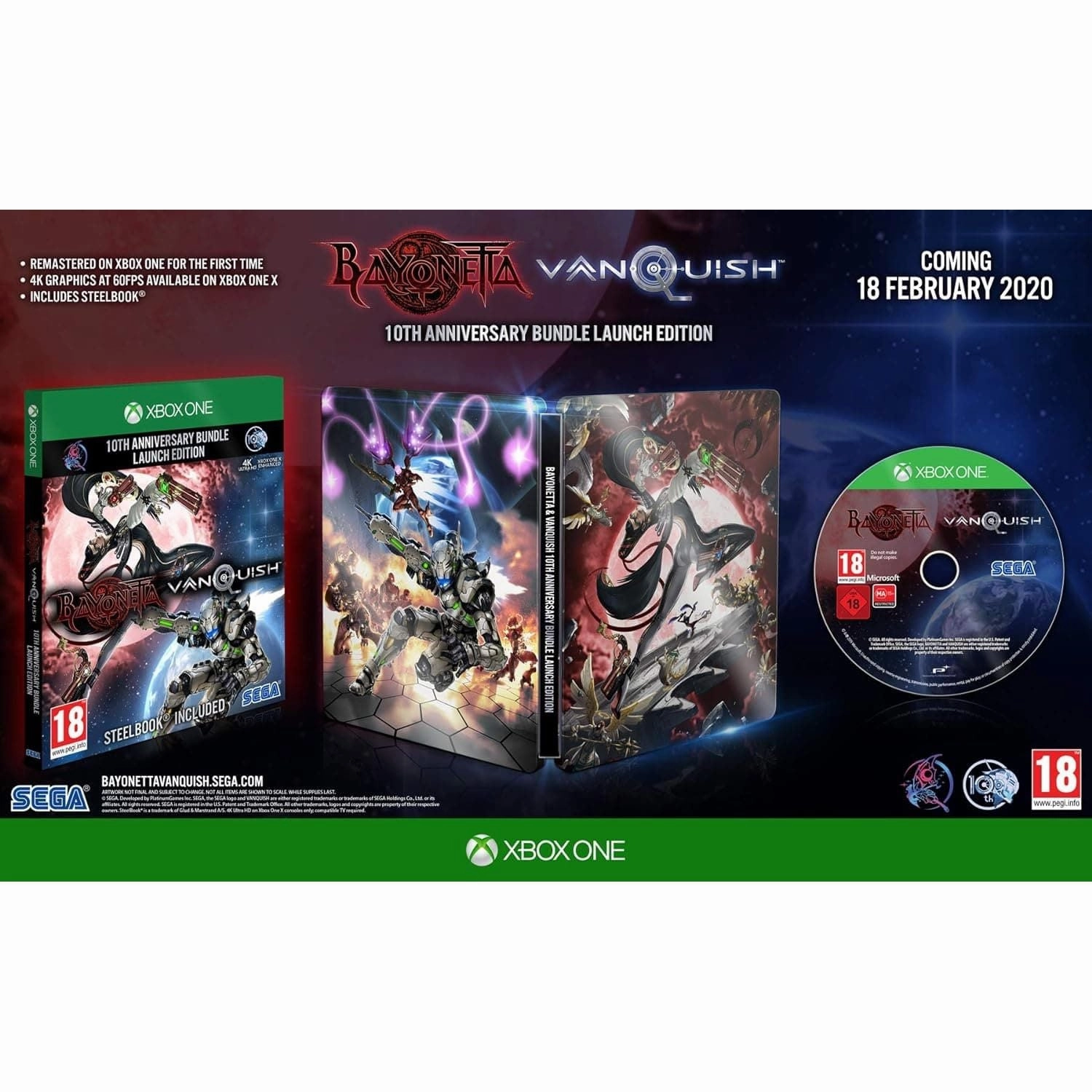 Bayonetta & Vanquish 10th Anniversary Bundle - Xbox One Game