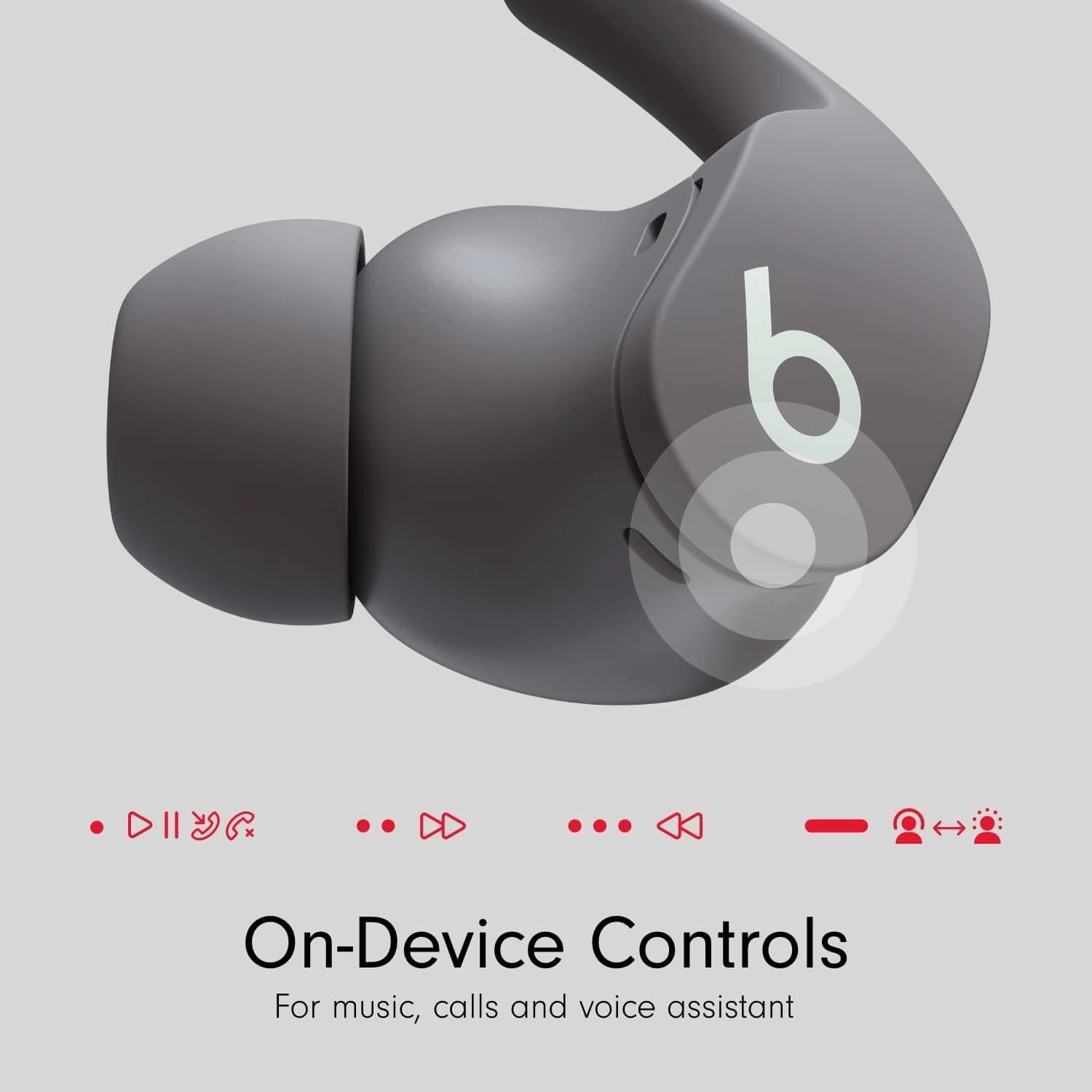 Beats Fit Pro True Wireless Noise Cancelling Earbuds - Sweat-Resistant Bluetooth Earphones with Built-in Mic - Compatible with Apple & Android - Sage Grey