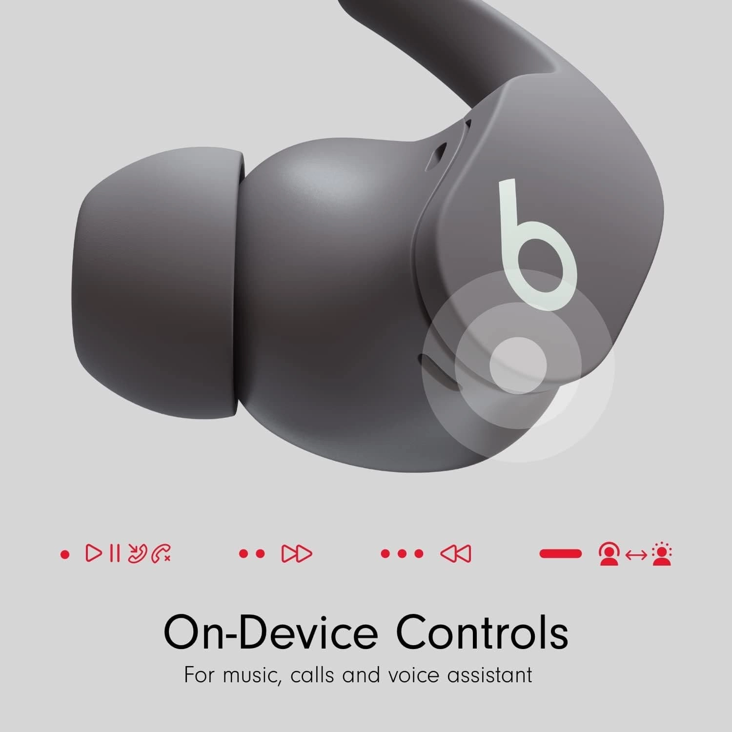 Beats Fit Pro True Wireless Noise Cancelling Earbuds - Sweat-Resistant Bluetooth Earphones with Built-in Mic - Compatible with Apple & Android - Sage Grey