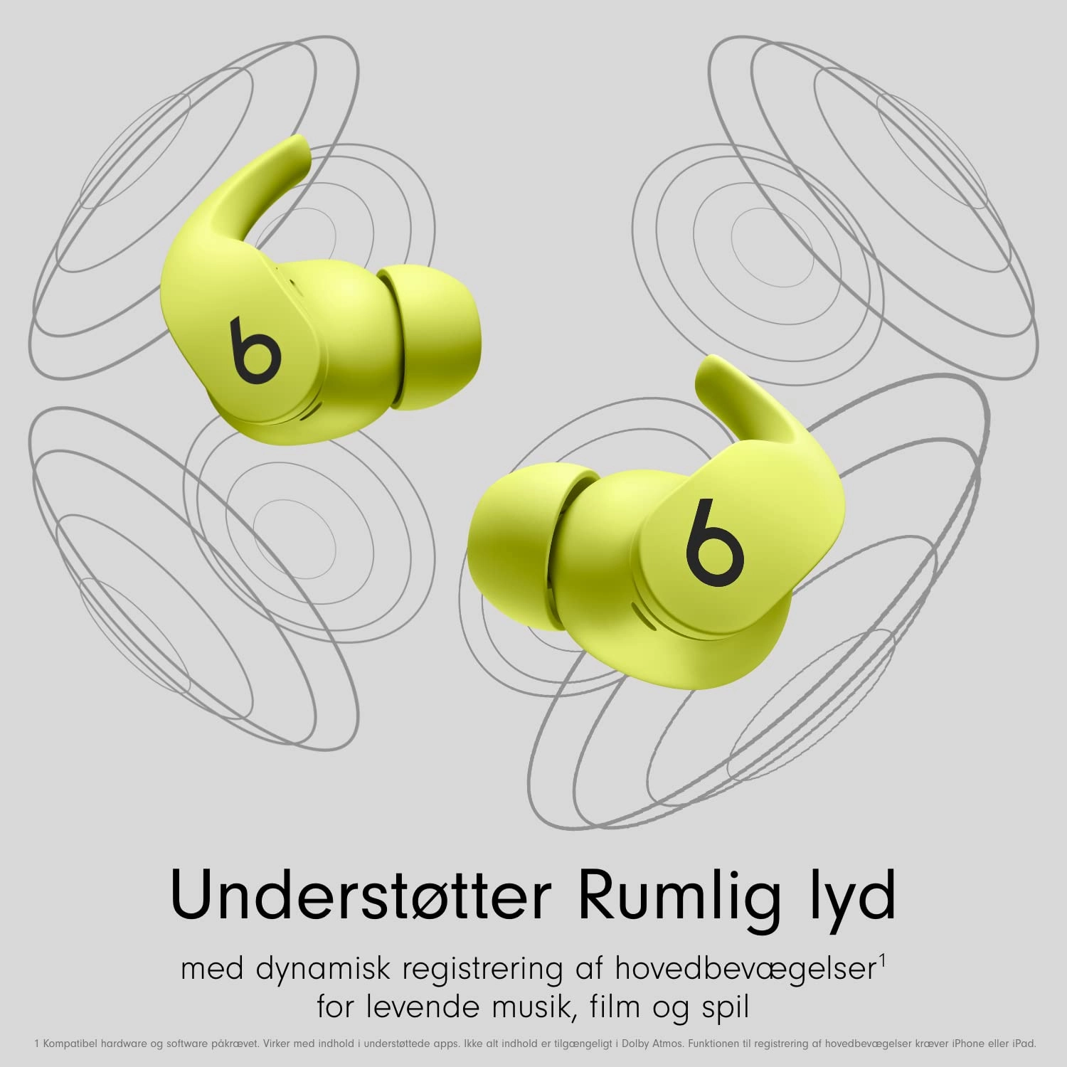 Beats Fit Pro Wireless Bluetooth Earbuds  Noise Cancelling, IPX4, 6H Battery, 24H w/ Case, Volt Yellow