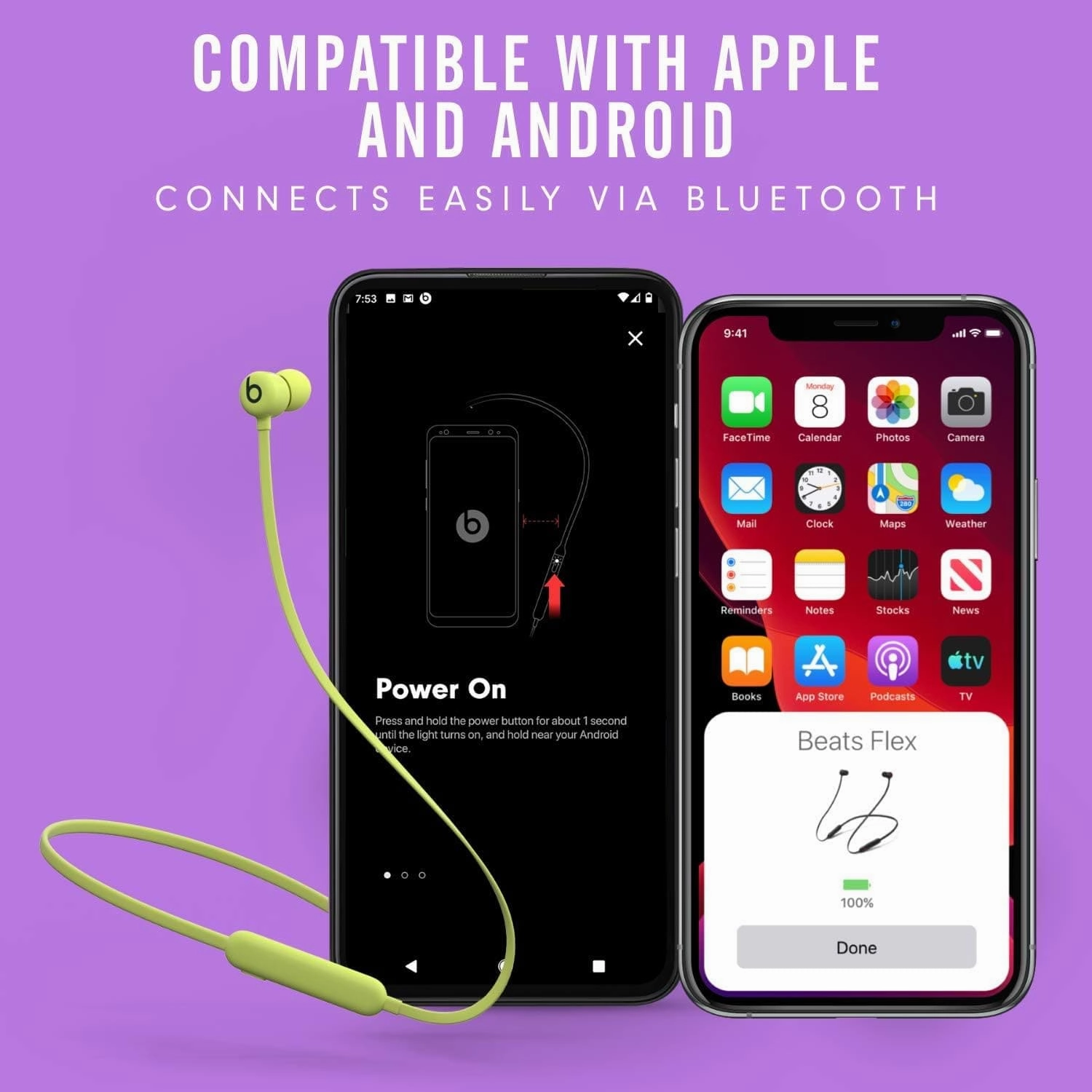 Beats Flex Wireless Earbuds - Yellow