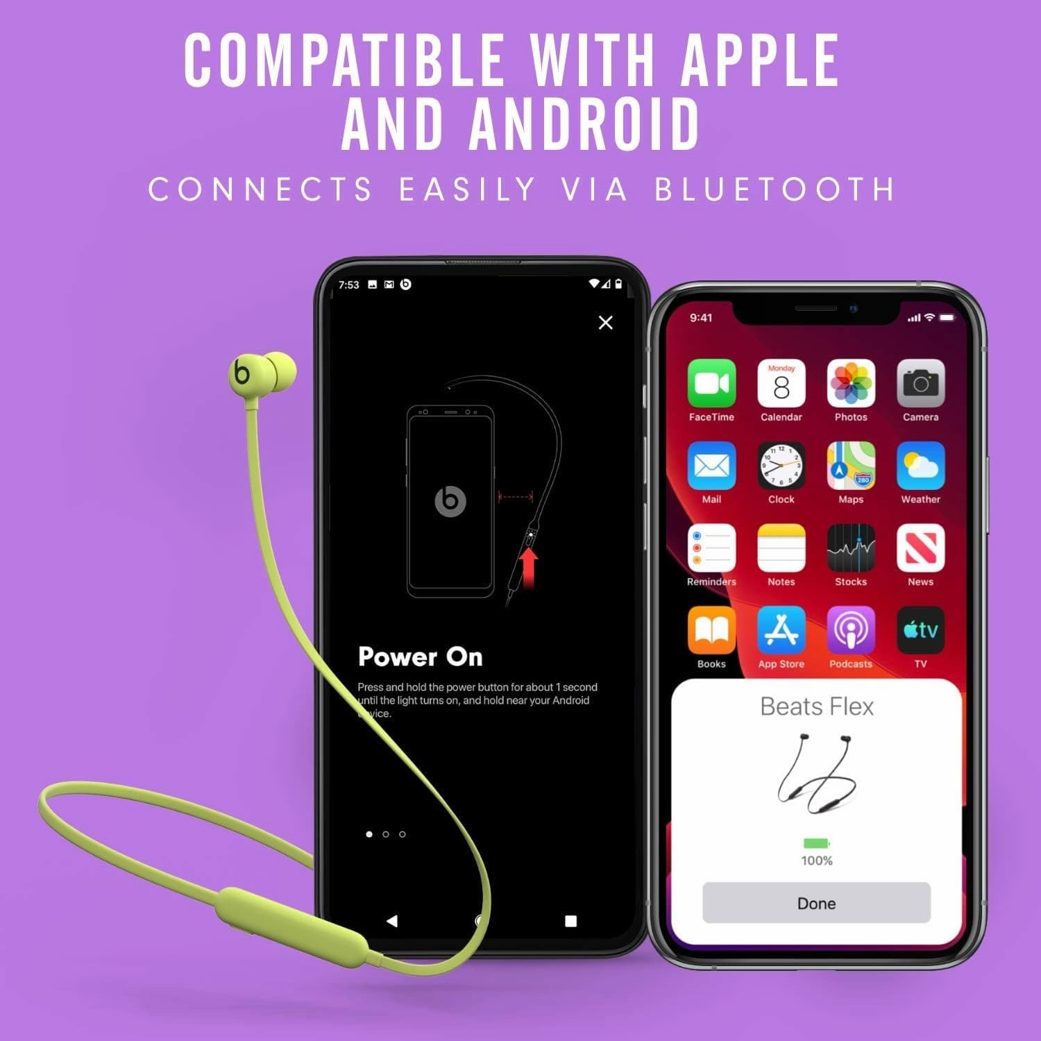 Beats Flex Wireless Earbuds - Yellow