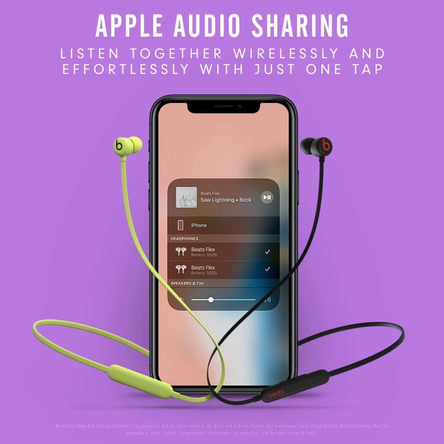 Beats Flex Wireless Earbuds - Yellow