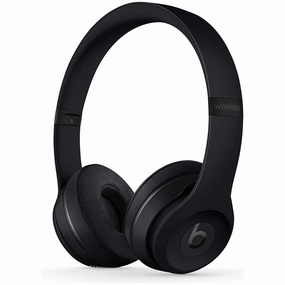 Beats Solo3 Wireless On-Ear Headphones - Matte Black earbuds and headphones, true wireless earbuds, noise cancelling earbuds