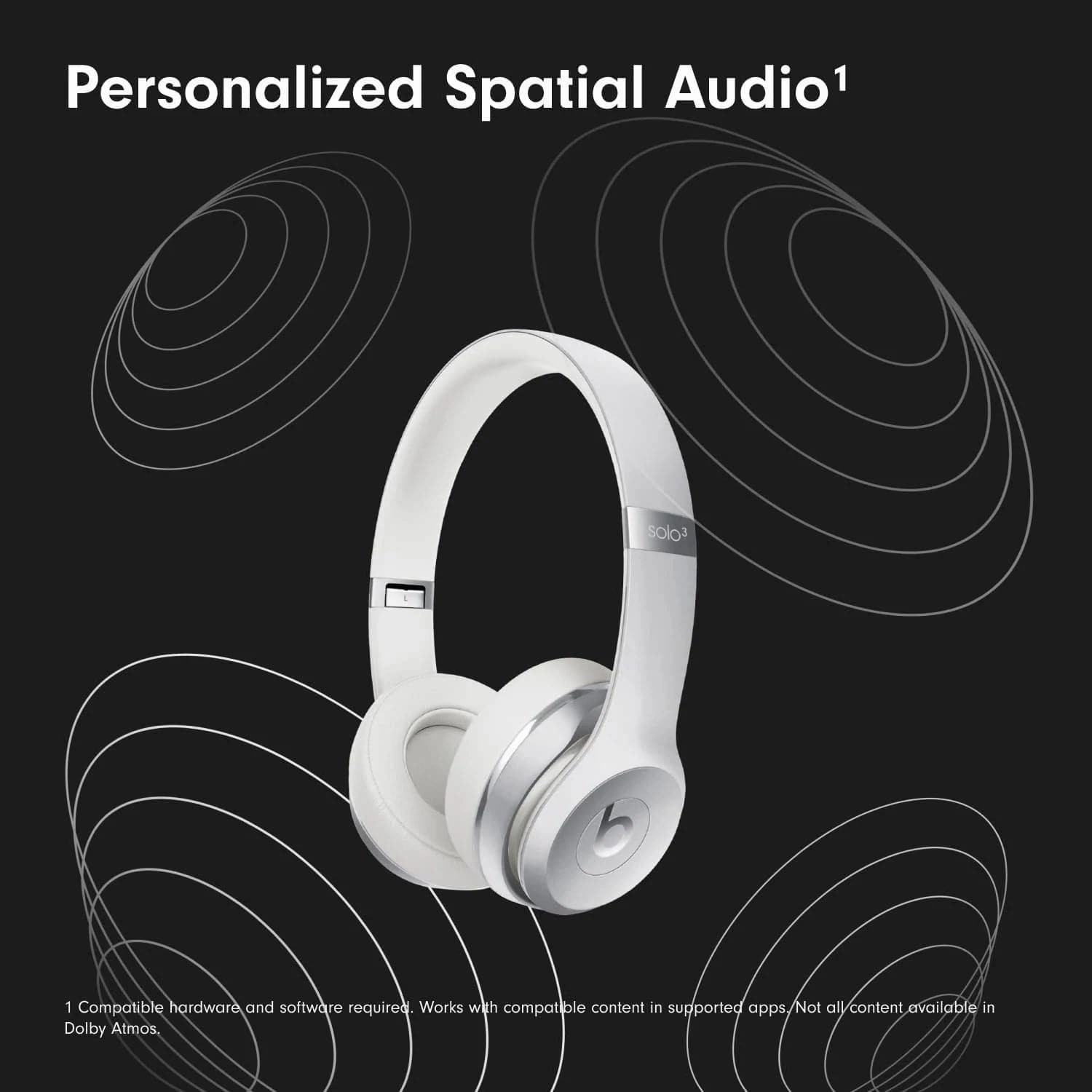 Beats Solo3 Wireless On-Ear Headphones -  Silver