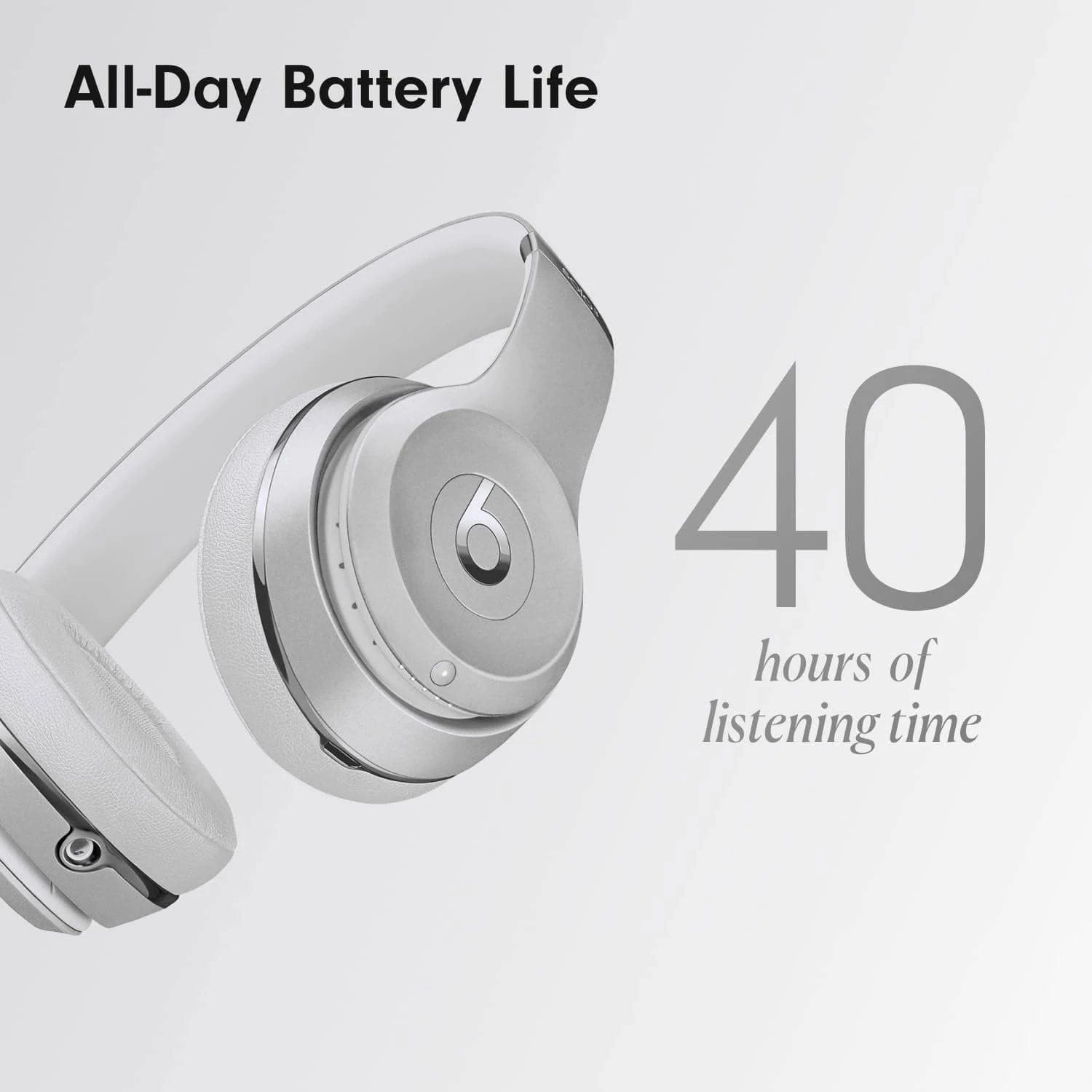 Beats Solo3 Wireless On-Ear Headphones -  Silver