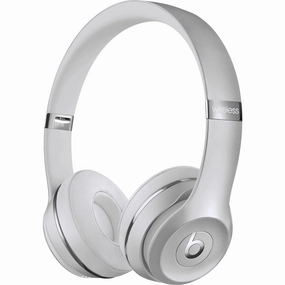 Beats Solo3 Wireless On-Ear Headphones -  Silver earbuds and headphones, true wireless earbuds, noise cancelling earbuds