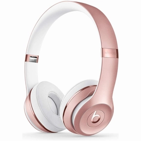BEATS Solo 3 Wireless Bluetooth Over-Ear Headphones - Rose Gold bluetooth headphones, cheap wireless headphones, headphones with mic