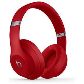 Beats Studio3 - Wireless Noise Cancelling Over Ear Headphones - Red bluetooth headphones, cheap wireless headphones, headphones with mic