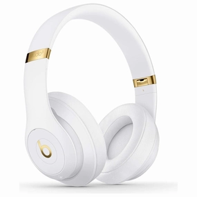Beats Studio3 ANC Over-Ear Wireless Headphones - White earbuds and headphones, true wireless earbuds, noise cancelling earbuds