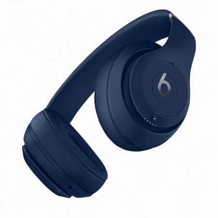 Beats Studio3 Wireless Over-Ear Headphones - Noise Cancelling, Apple W1 Chip, 22hr Battery, Built-in Mic, Blue