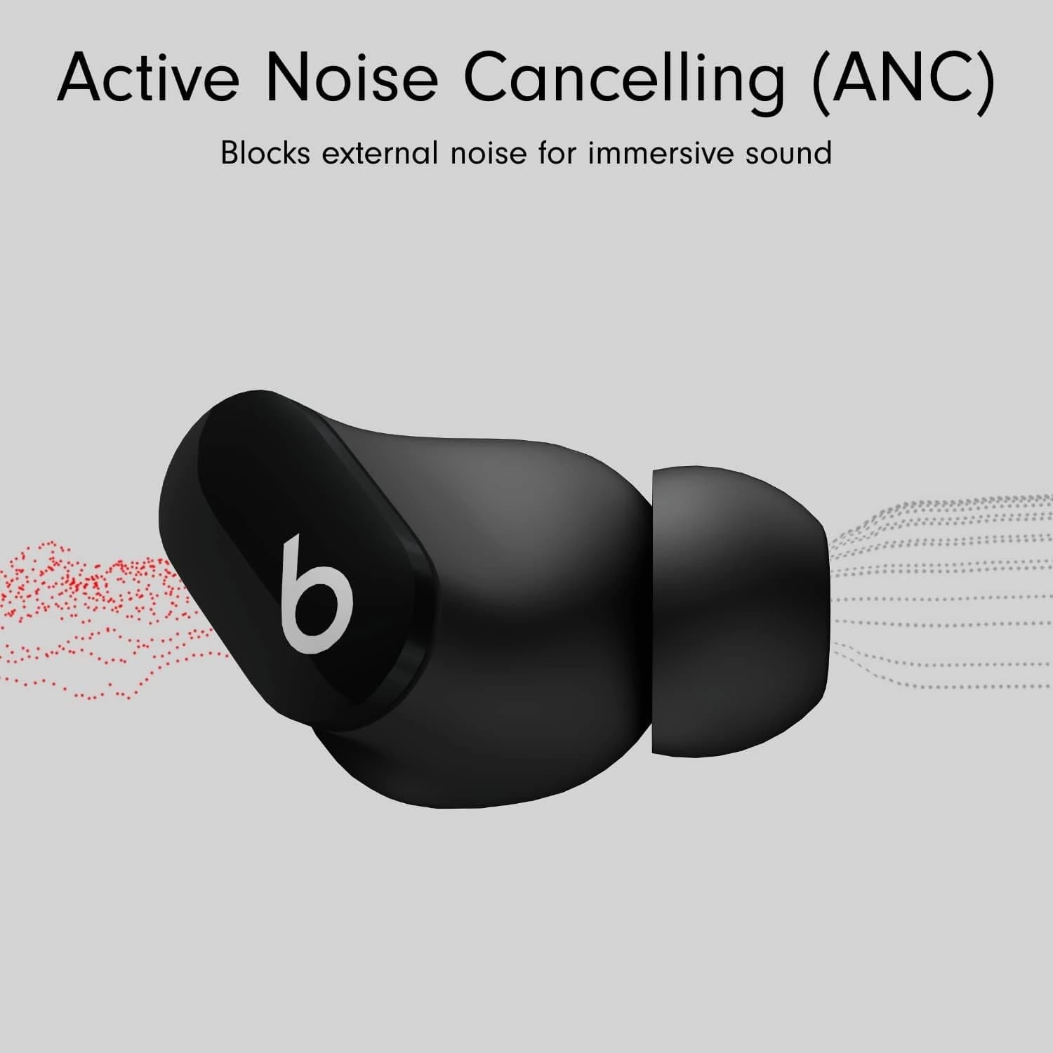 Beats Studio Buds - True Wireless Noise Cancelling Earbuds, Black