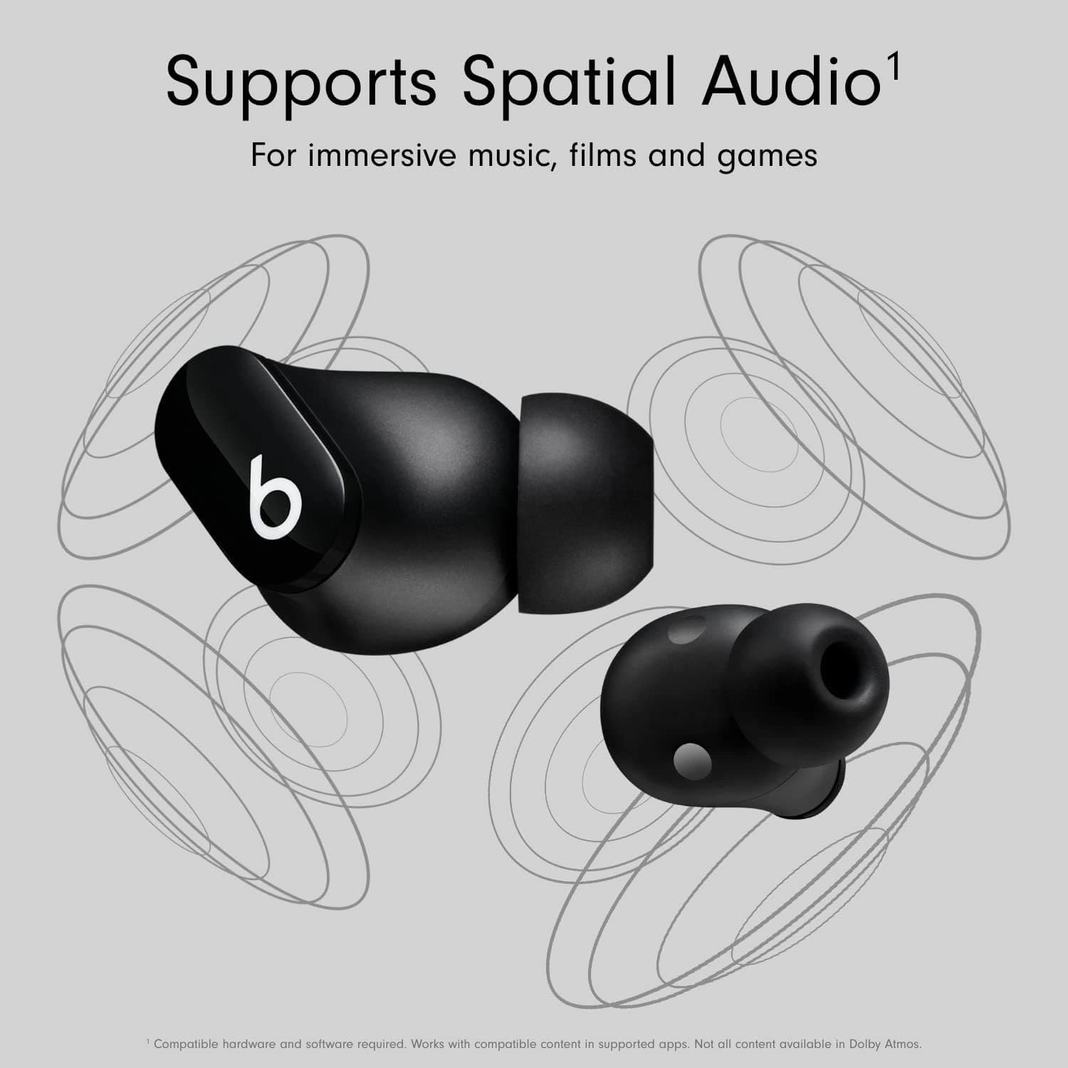Beats Studio Buds - True Wireless Noise Cancelling Earbuds, Black