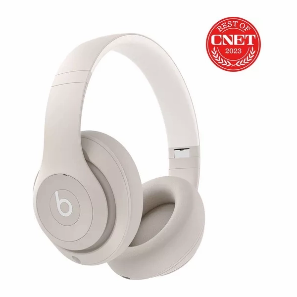 beats Studio Pro  Wireless Bluetooth Noise Cancelling Headphones  Personalised Spatial Audio, USB-C Lossless Audio, Apple & Android Compatibility, Up to 40 Hours Battery Life  Sandstone