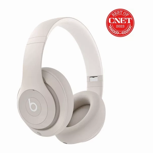 beats Studio Pro  Wireless Bluetooth Noise Cancelling Headphones  Personalised Spatial Audio, USB-C Lossless Audio, Apple & Android Compatibility, Up to 40 Hours Battery Life  Sandstone