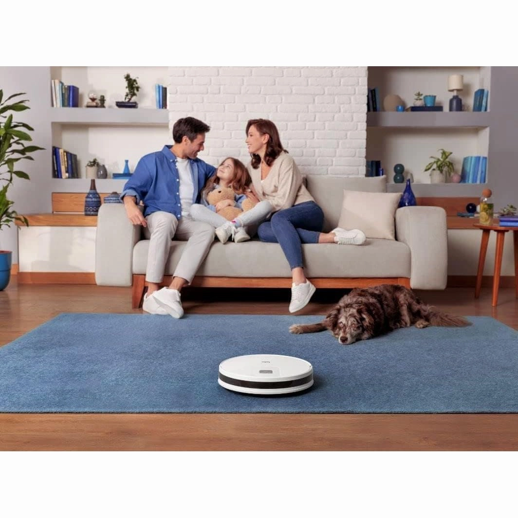 Beko VRR60314VW Robot Vacuum Cleaner - 2000Pa Suction, 150 Min Run Time, 4 Cleaning Modes, Mop & Water Tank, WiFi/Smartphone Compatible