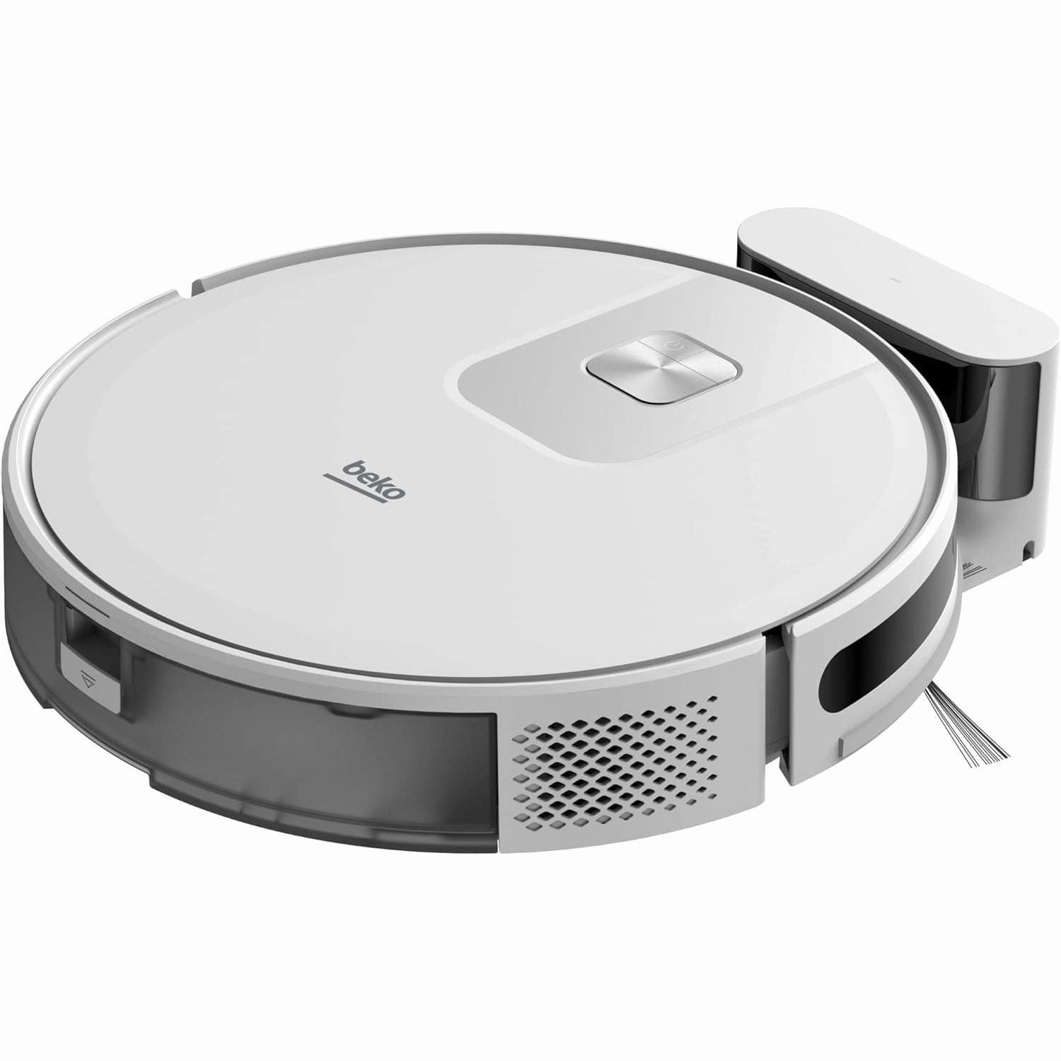 Beko VRR60314VW Robot Vacuum Cleaner - 2000Pa Suction, 150 Min Run Time, 4 Cleaning Modes, Mop & Water Tank, WiFi/Smartphone Compatible