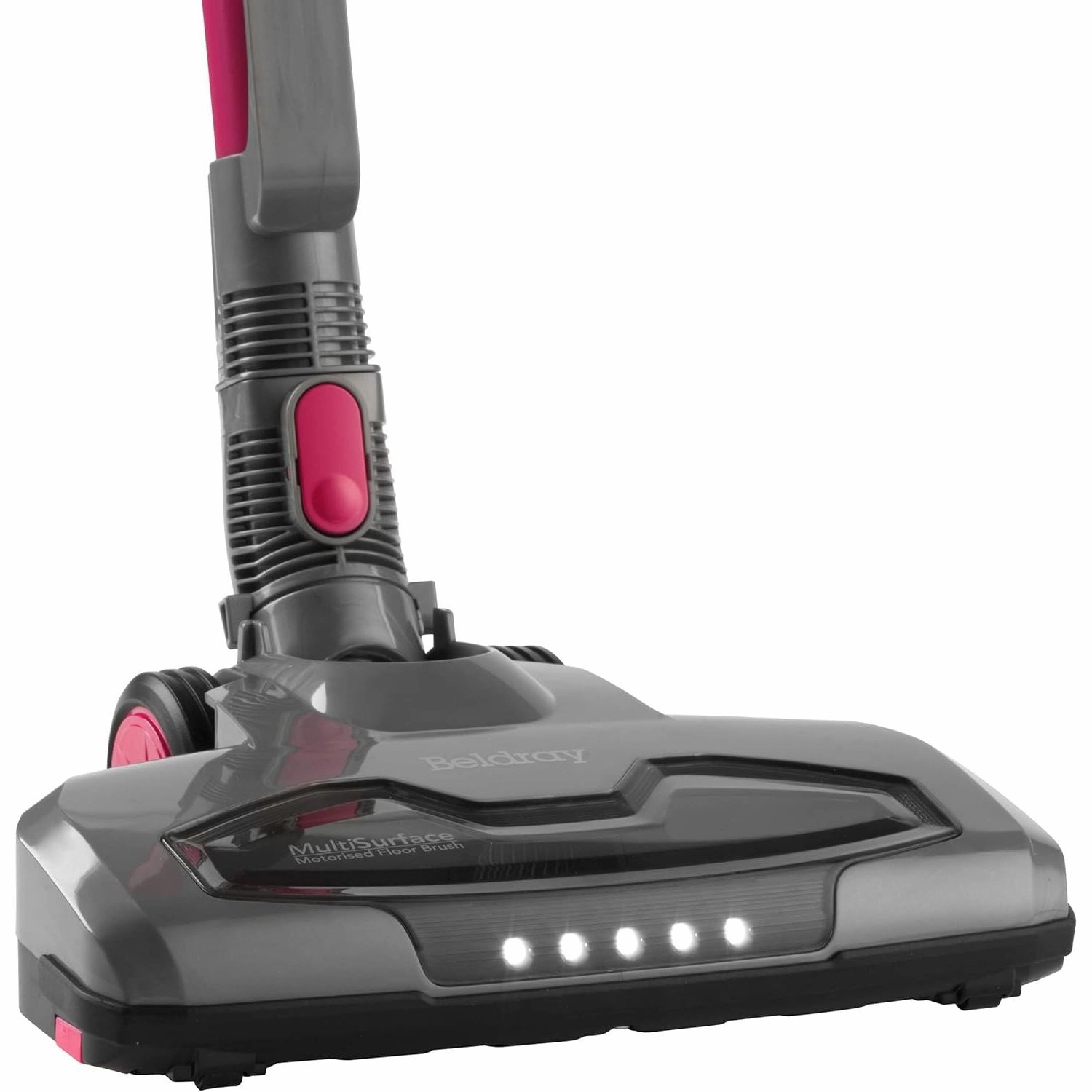 Beldray BEL01515MOB Airgility Cordless Vacuum Cleaner  Portable Handheld Vacuum with Crevice Tool, Rechargeable Stick Vac with Up to 40 Minutes Runtime, Pet Plus  for Pet Hair, 1.2L Dust Tank, Pink
