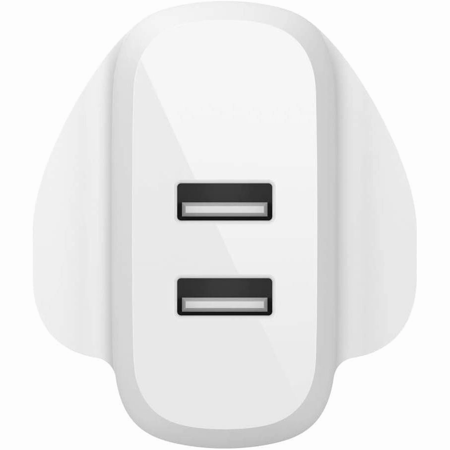 Belkin Boost Charge Dual USB-A Wall Charger 24 W   USB-A to USB-C Cable