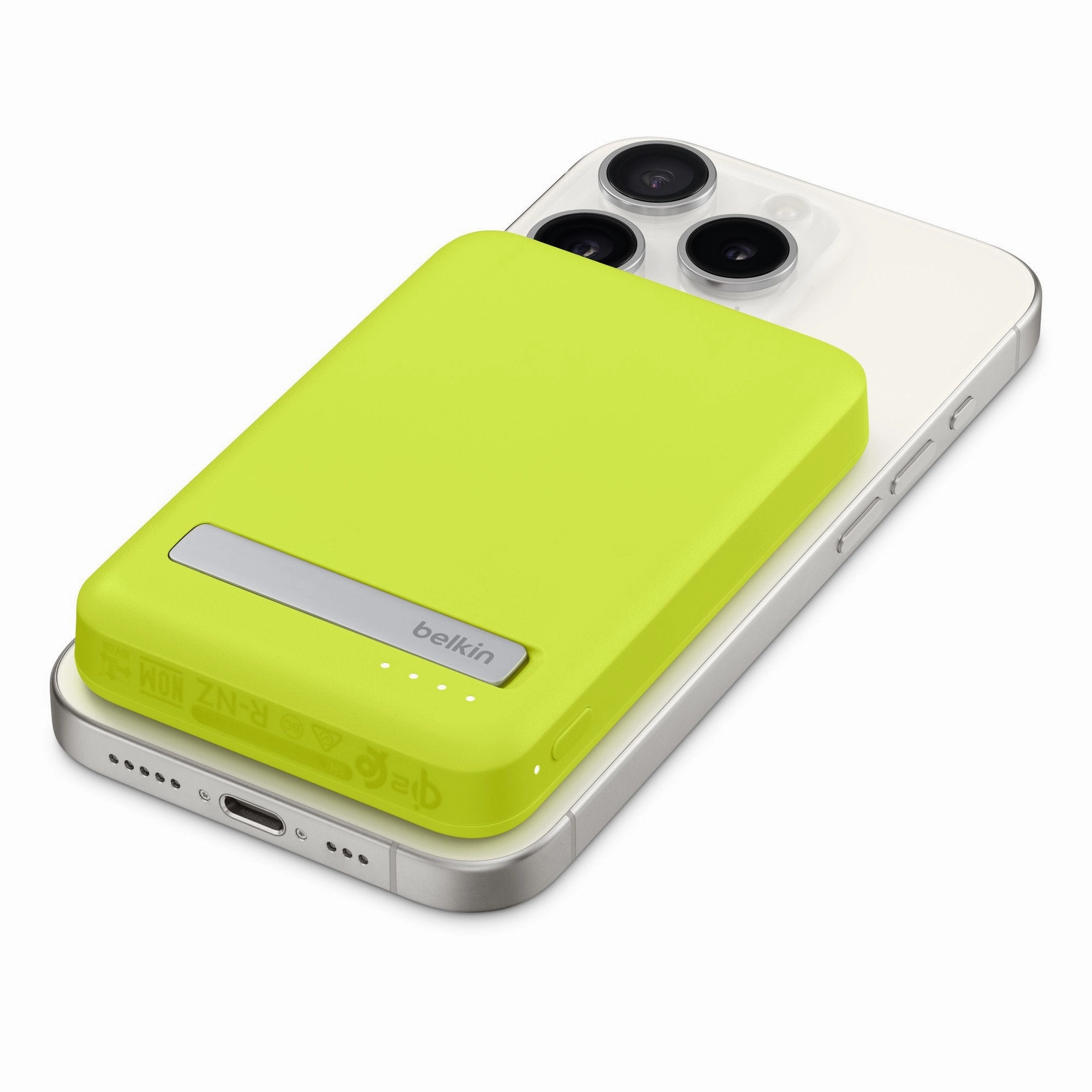 Belkin BOOSTCHARGE PRO 5K Magnetic Power Bank, MagSafe Compatible - Green