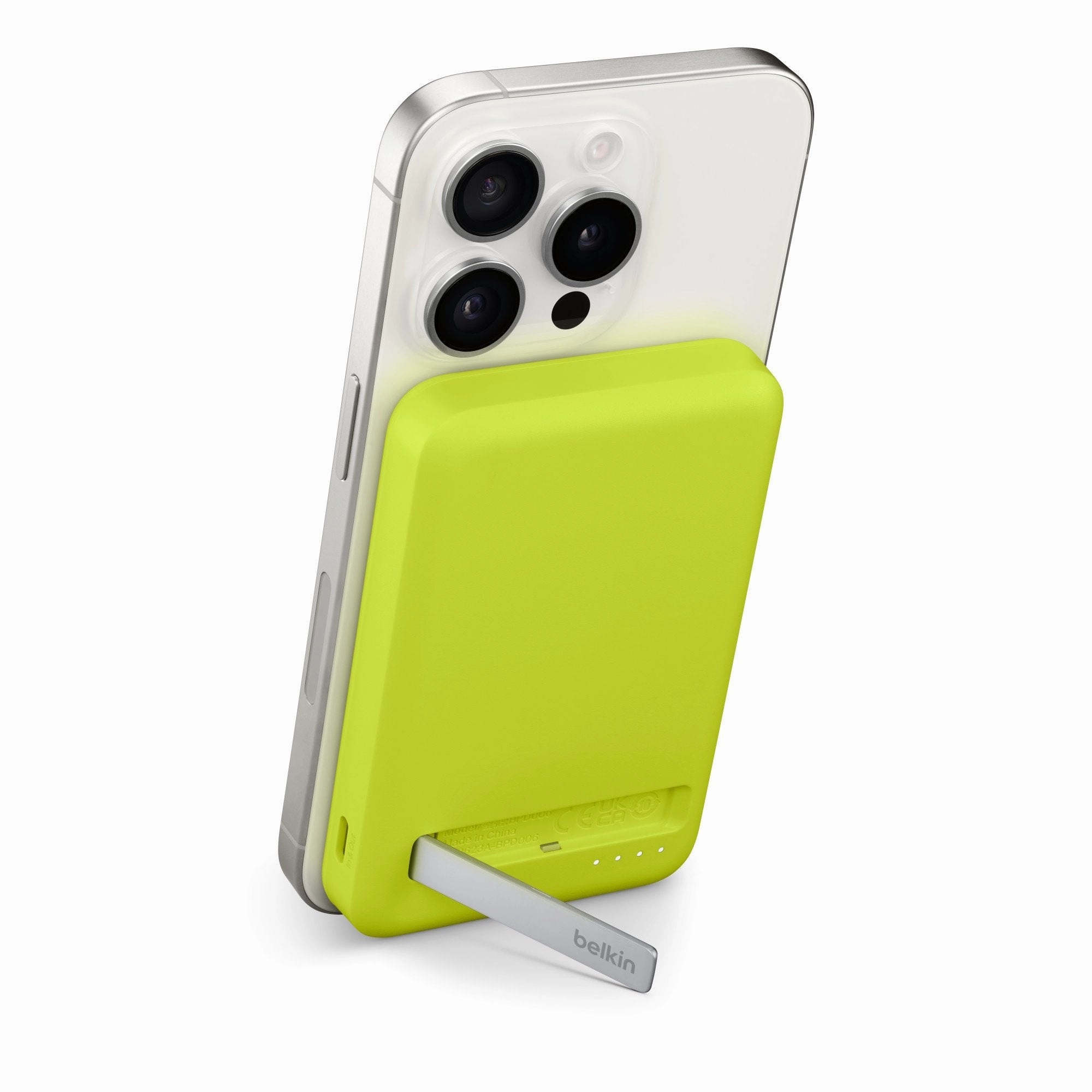 Belkin BOOSTCHARGE PRO 5K Magnetic Power Bank, MagSafe Compatible - Green