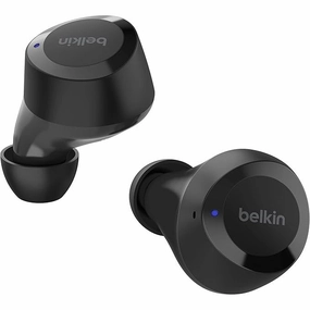 Belkin SoundForm Bolt True Wireless Earbuds  28H Battery, IPX4, Bluetooth Mic - Black earbuds and headphones, true wireless earbuds, noise cancelling earbuds