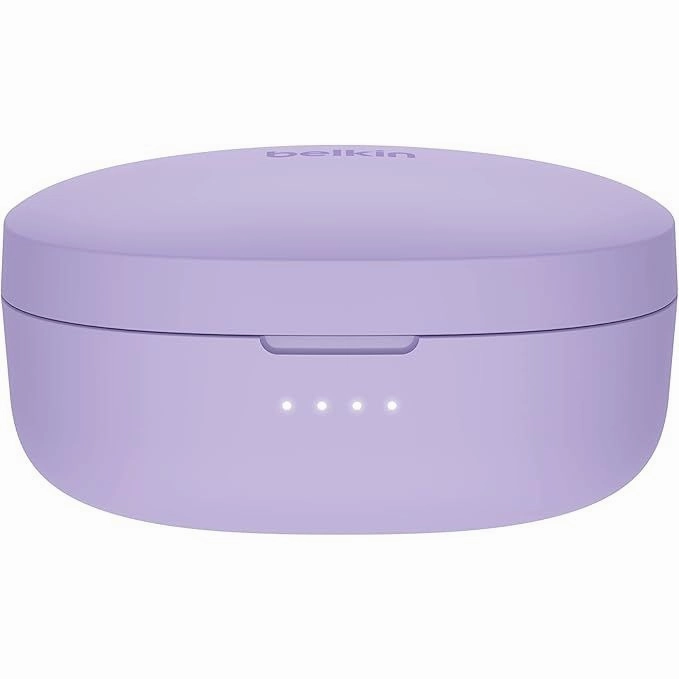 Belkin SoundForm Bolt True Wireless Earbuds, Wireless earphones with mic for iPhone, Galaxy and more - Lavender