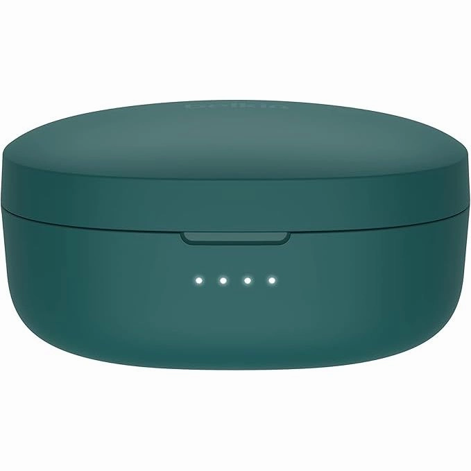 Belkin SoundForm Bolt Wireless Earbuds  28H Battery, IPX4 Water Resistance, Bluetooth Mic - Teal