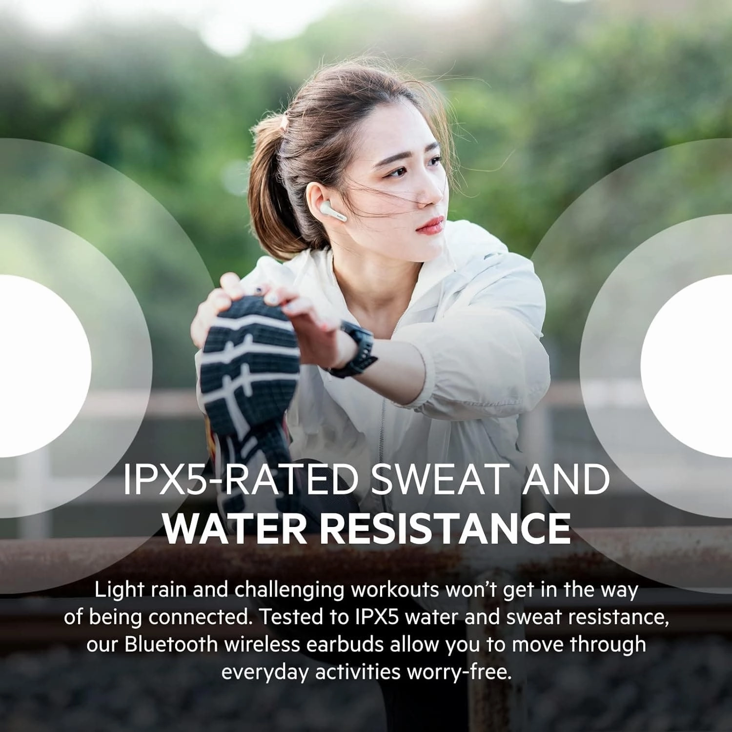Belkin SOUNDFORM Flow True Wireless Earbuds with Active Noise Cancellation, Bluetooth Earphones with Wireless Charging, IPX5 Sweat and Water Resistant, 31H Play Time, for iPhone, Galaxy, Pixel - White