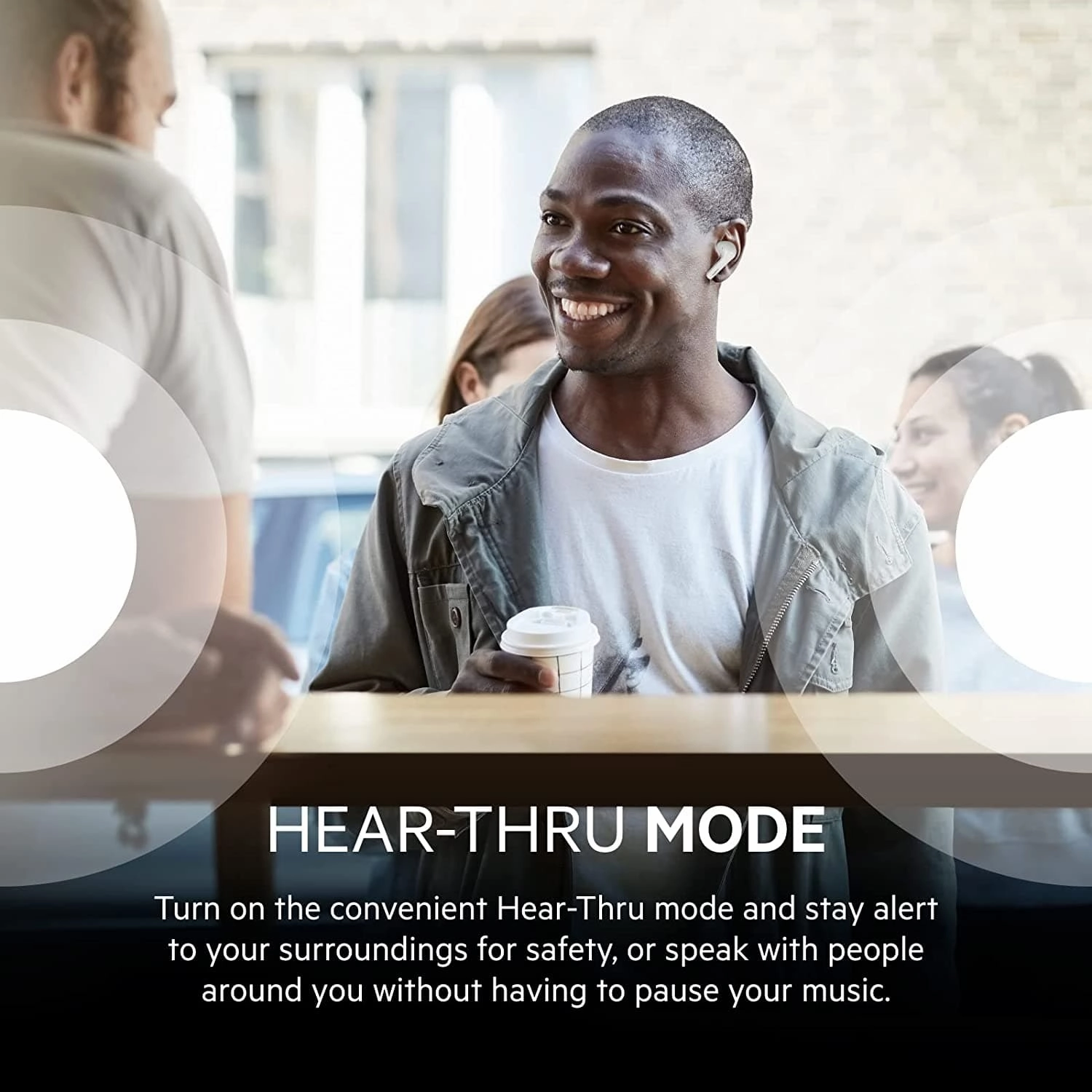 Belkin SOUNDFORM Flow True Wireless Earbuds with Active Noise Cancellation, Bluetooth Earphones with Wireless Charging, IPX5 Sweat and Water Resistant, 31H Play Time, for iPhone, Galaxy, Pixel - White