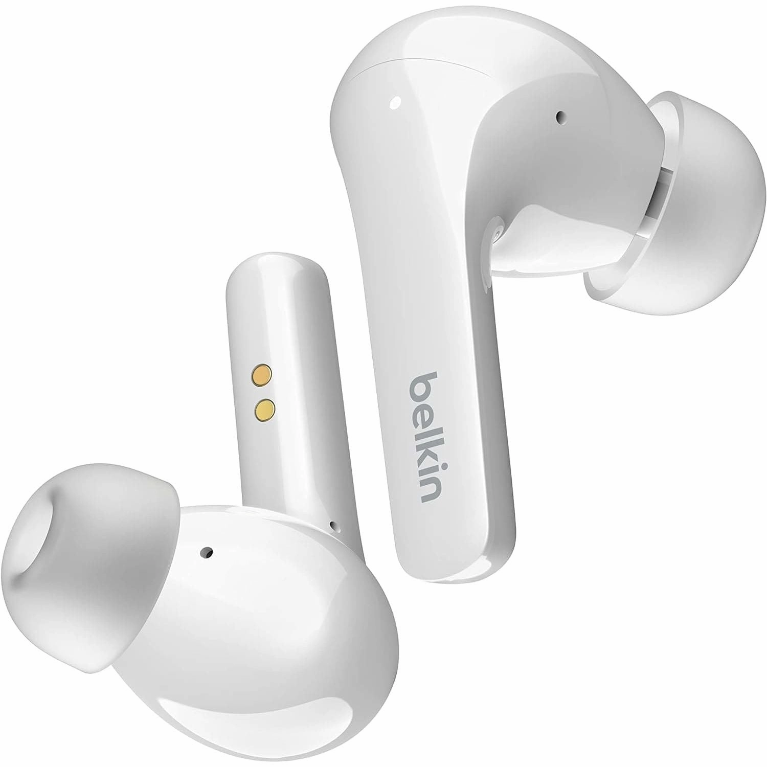 Belkin SOUNDFORM Flow True Wireless Earbuds with Active Noise Cancellation, Bluetooth Earphones with Wireless Charging, IPX5 Sweat and Water Resistant, 31H Play Time, for iPhone, Galaxy, Pixel - White buy laptop online, cheap gaming laptop, best business l