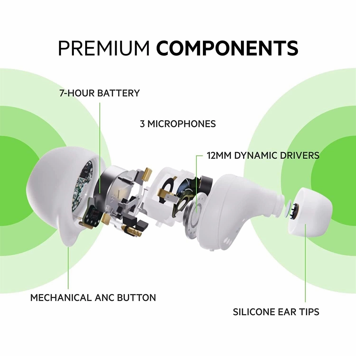 Belkin SoundForm Immerse, True Wireless Earbuds , White