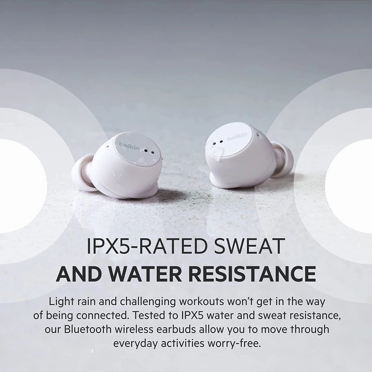 Belkin SoundForm Immerse, True Wireless Earbuds , White