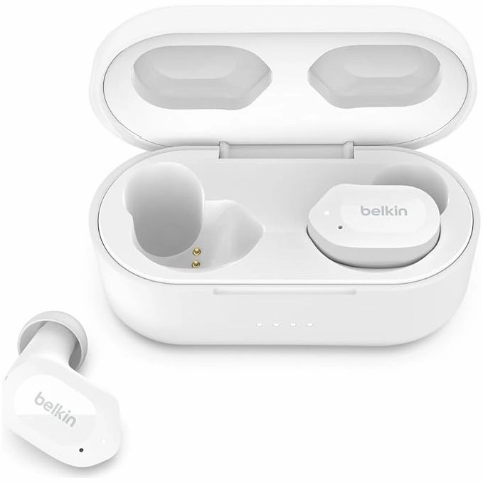 Belkin SOUNDFORM Play True Wireless Earbuds  38H Playtime, IPX5 Water Resistant, 3 EQ Presets - White home and kitchen gadgets, smart home electronics, kitchen tech gadgets