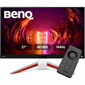 BenQ MOBIUZ EX2710U 4K Gaming Monitor (27 inch, IPS, 144 Hz, 1ms, HDR 600, HDMI 2.1, 48 Gbps full bandwidth, VRR compatible for PS5, remote control) retro game consoles, buy sega console, retro gaming accessories