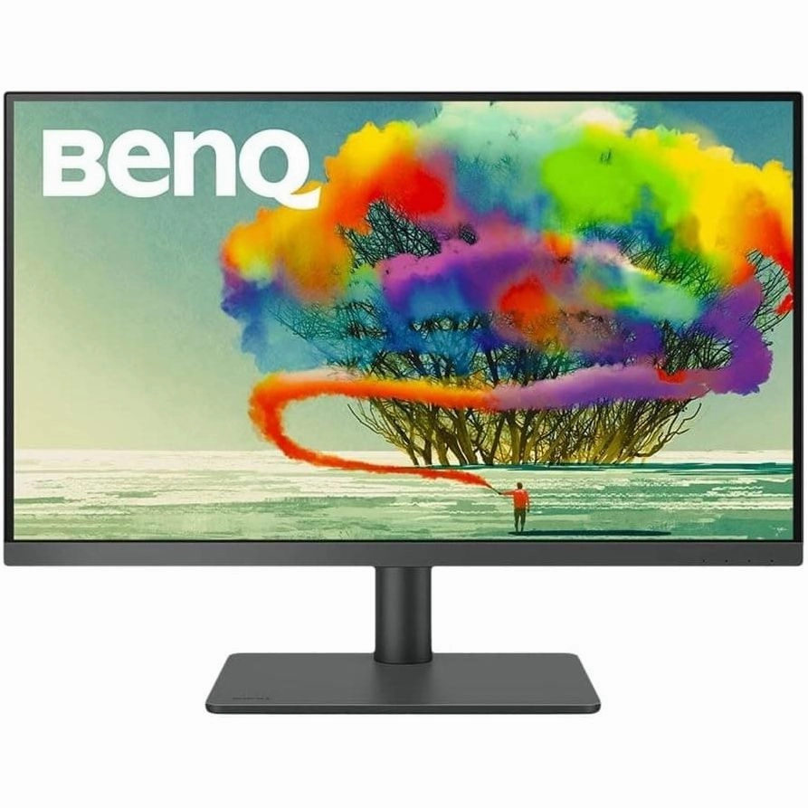 BenQ PD2705U 27 4K Monitor for Mac, UHD, sRGB, Rec.709, HDR10, IPS, AQCOLOR Technology, USB-C, CAD/CAM Mode, Hotkey Puck G2