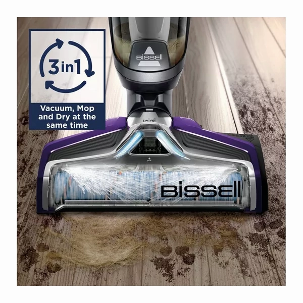 BISSELL CrossWave Pet Pro Hard Floor Vacuum Cleaner - Silver