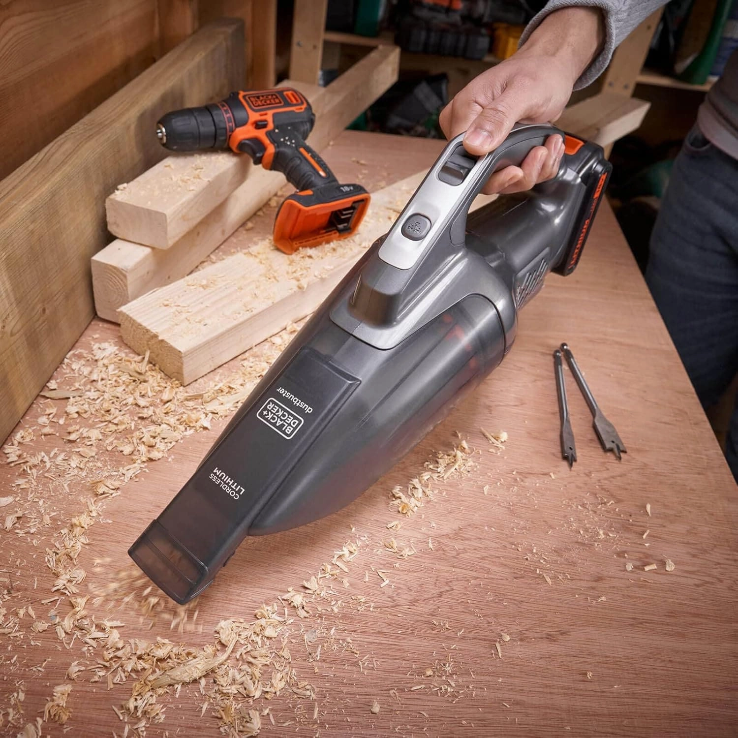 Black and Decker BCHV001 18v Cordless Hand Dustbuster No Batteries