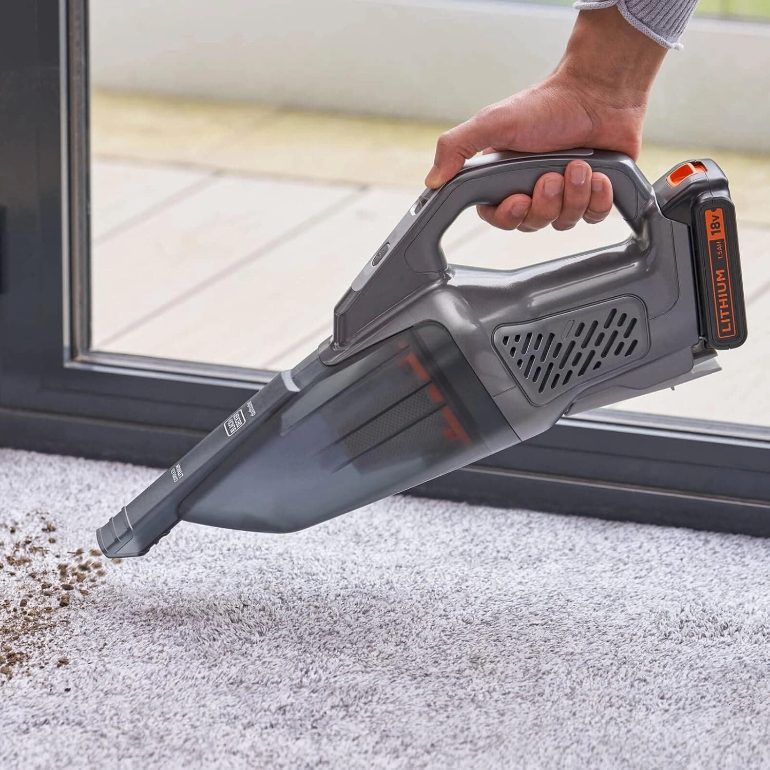 Black and Decker BCHV001 18v Cordless Hand Dustbuster No Batteries