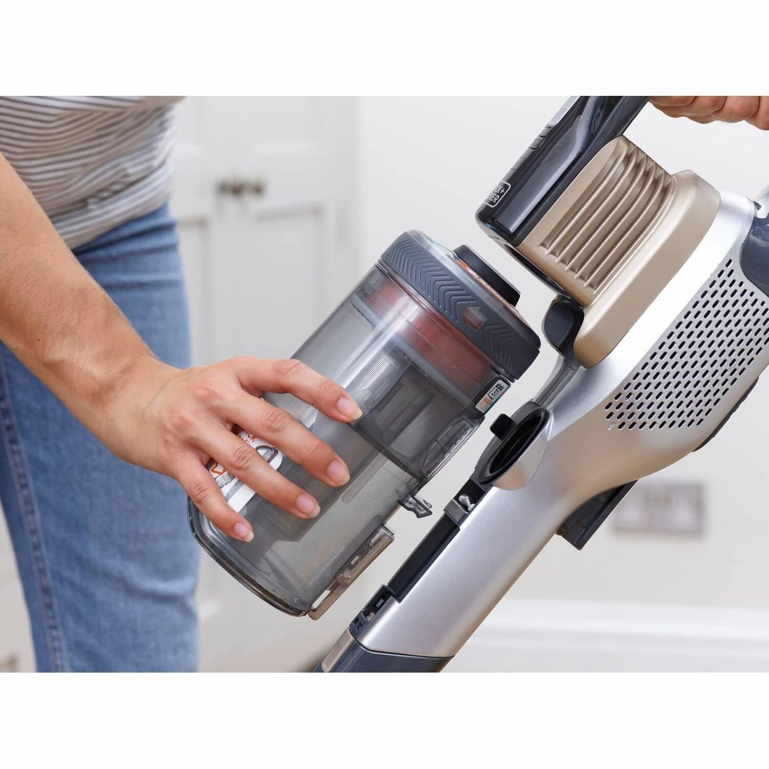 Black Decker BHFEV36B2D-GB Powerseries Extreme Cordless Vacuum Cleaner - Champagne Gold/Grey