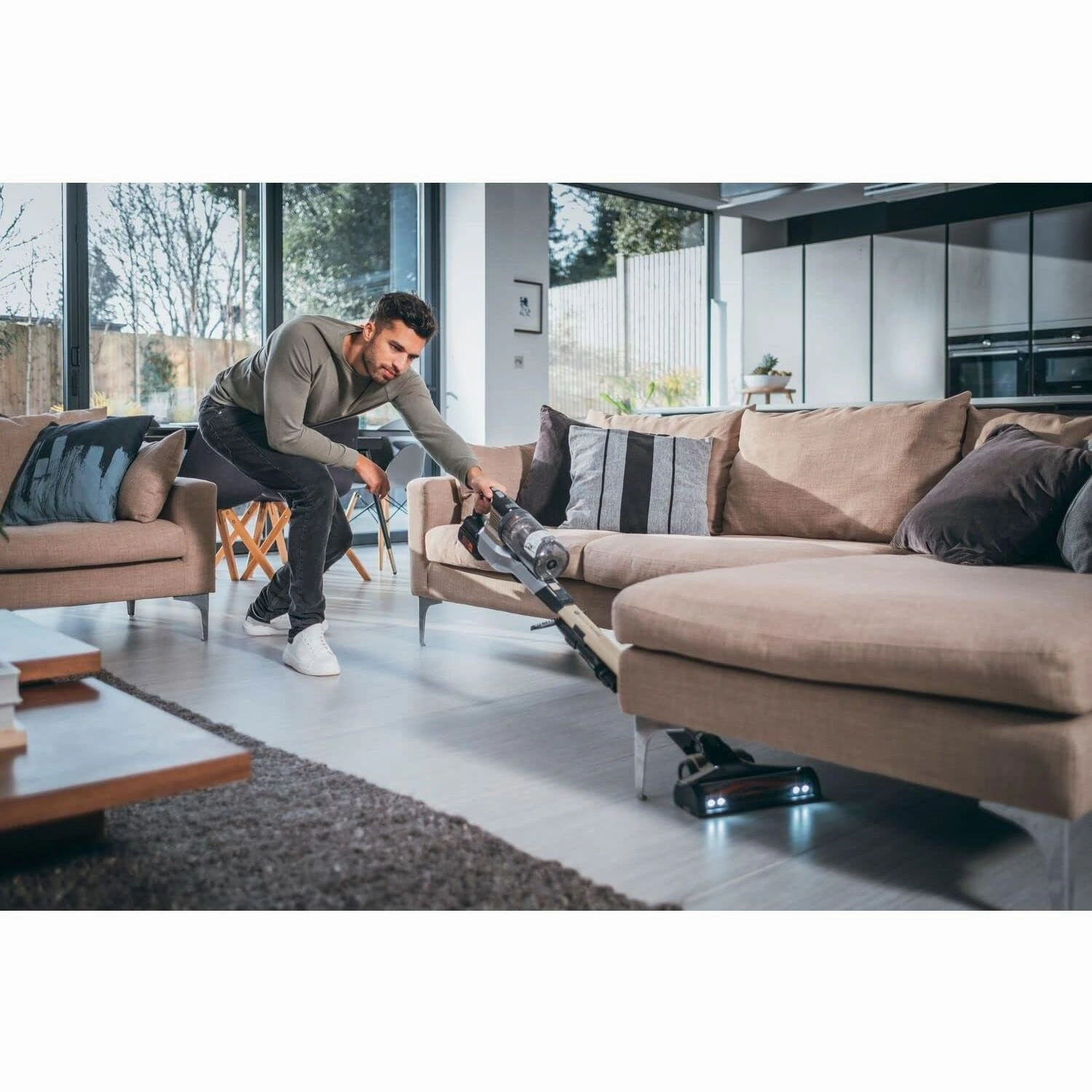 Black Decker BHFEV36B2D-GB Powerseries Extreme Cordless Vacuum Cleaner - Champagne Gold/Grey