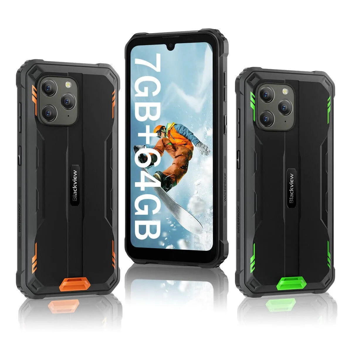 Blackview BV5300 PRO 6.1in 4G 4GB RAM, 64GB Storage Rugged Waterproof Phones - Black - Unlocked